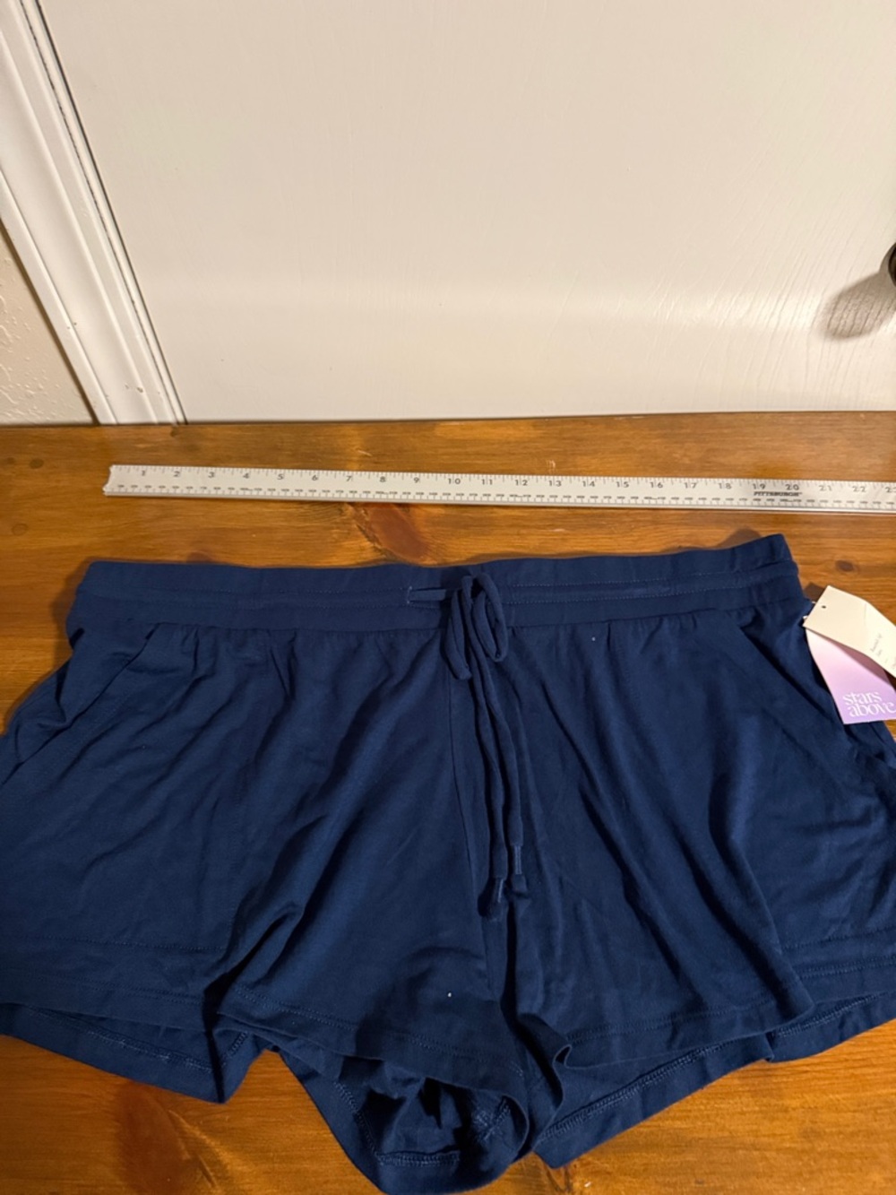 stars above Navy Lounge Drawstring Shorts